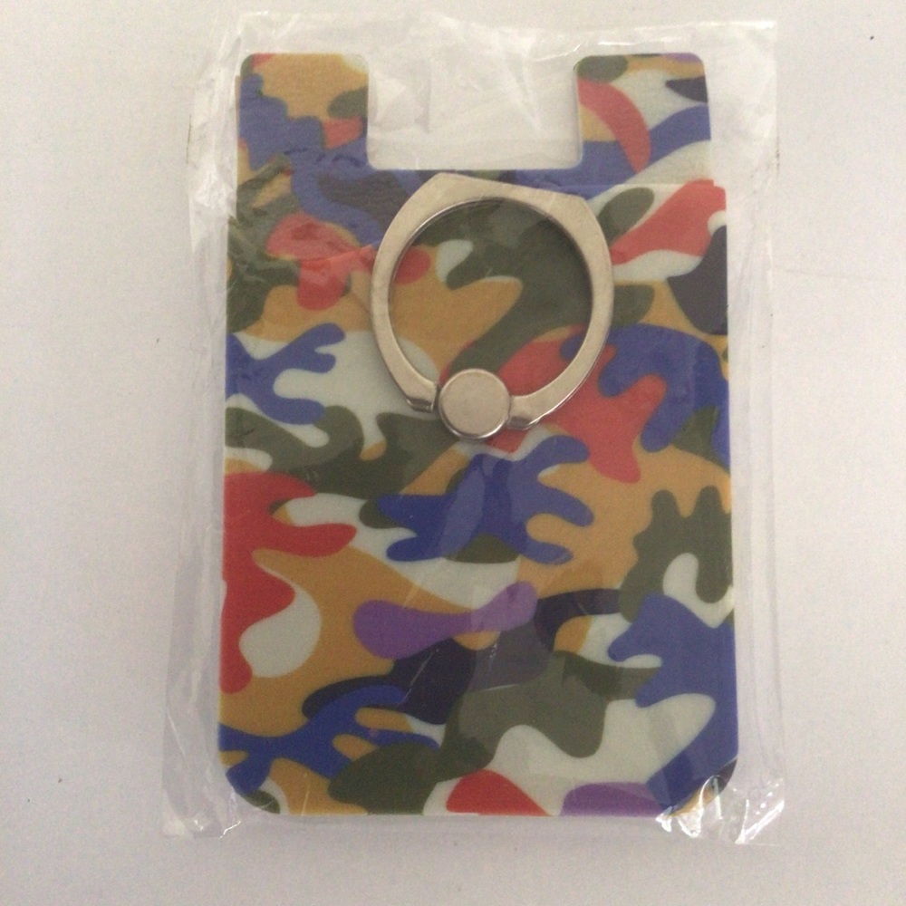 CAMOUFLAGE PHONE WALLET POCKET NWT